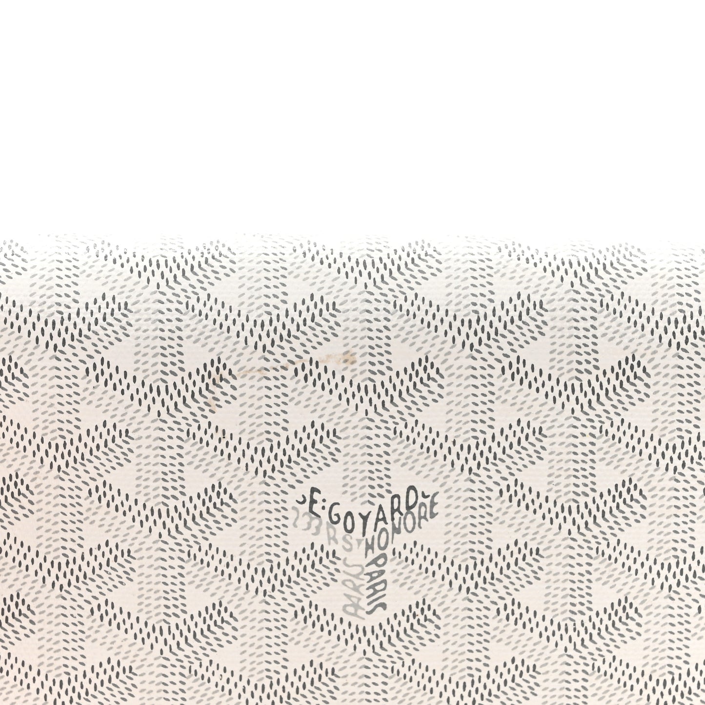 Goyardine Plumet Wallet Clutch White