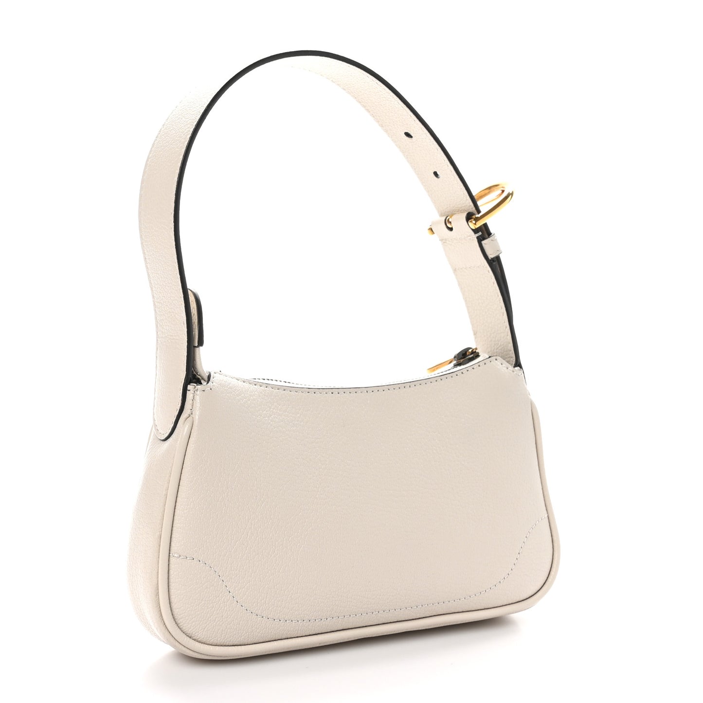 Goatskin Mini Aphrodite Shoulder Bag Mystic White