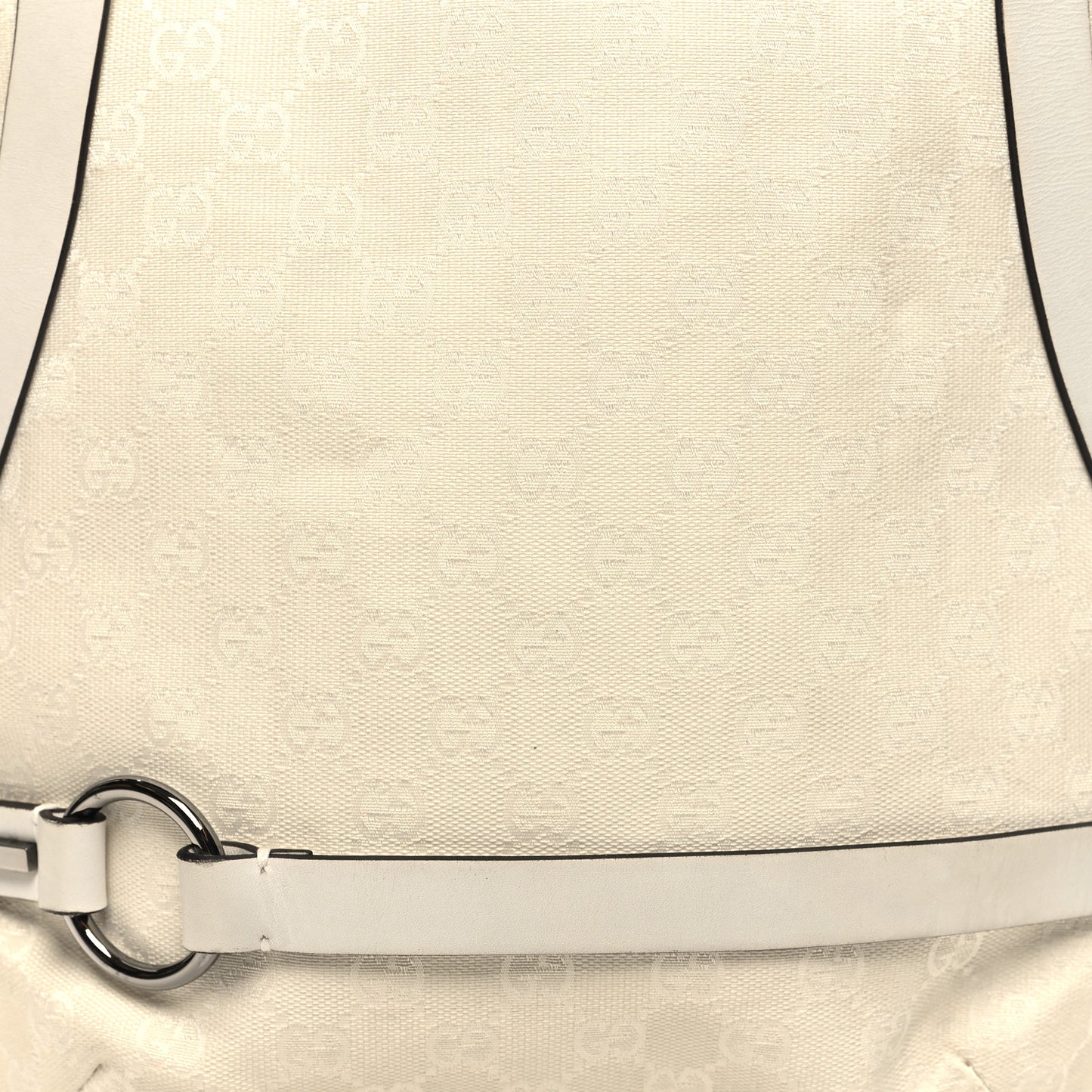 Monogram Calfskin Tote White