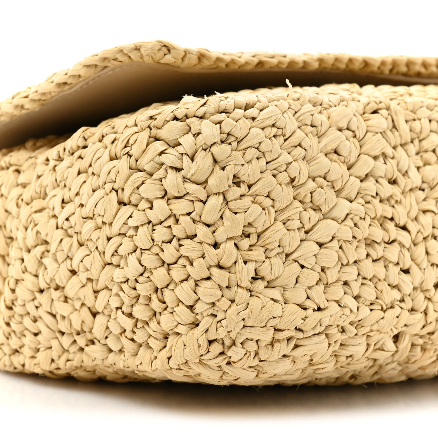 Saint Laurent Raffia Monogram Medium Jamie Natural Avorio 9 of 9