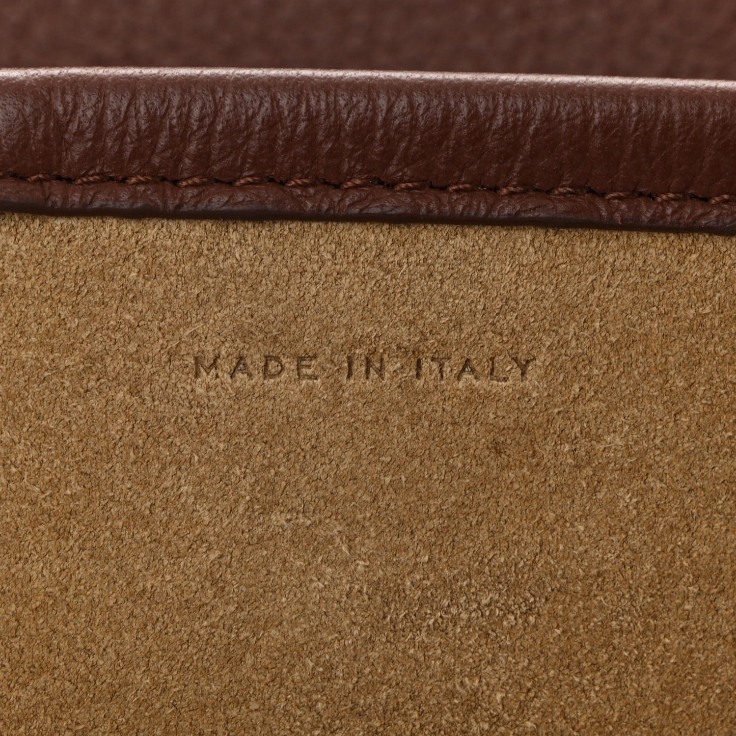 Grained Calfskin Medium N/S Park Tote Cognac
