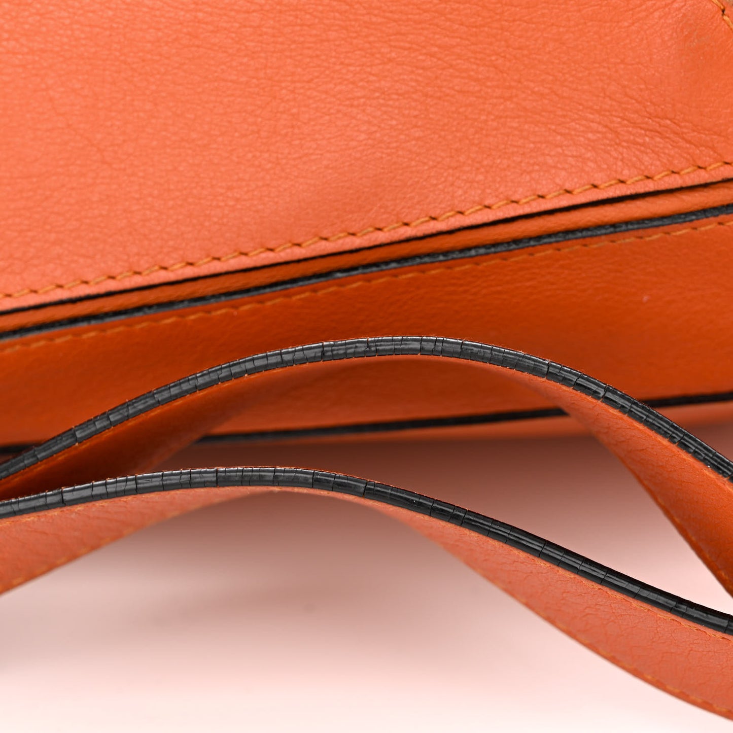 Calfskin Medium Puzzle Bag Orange