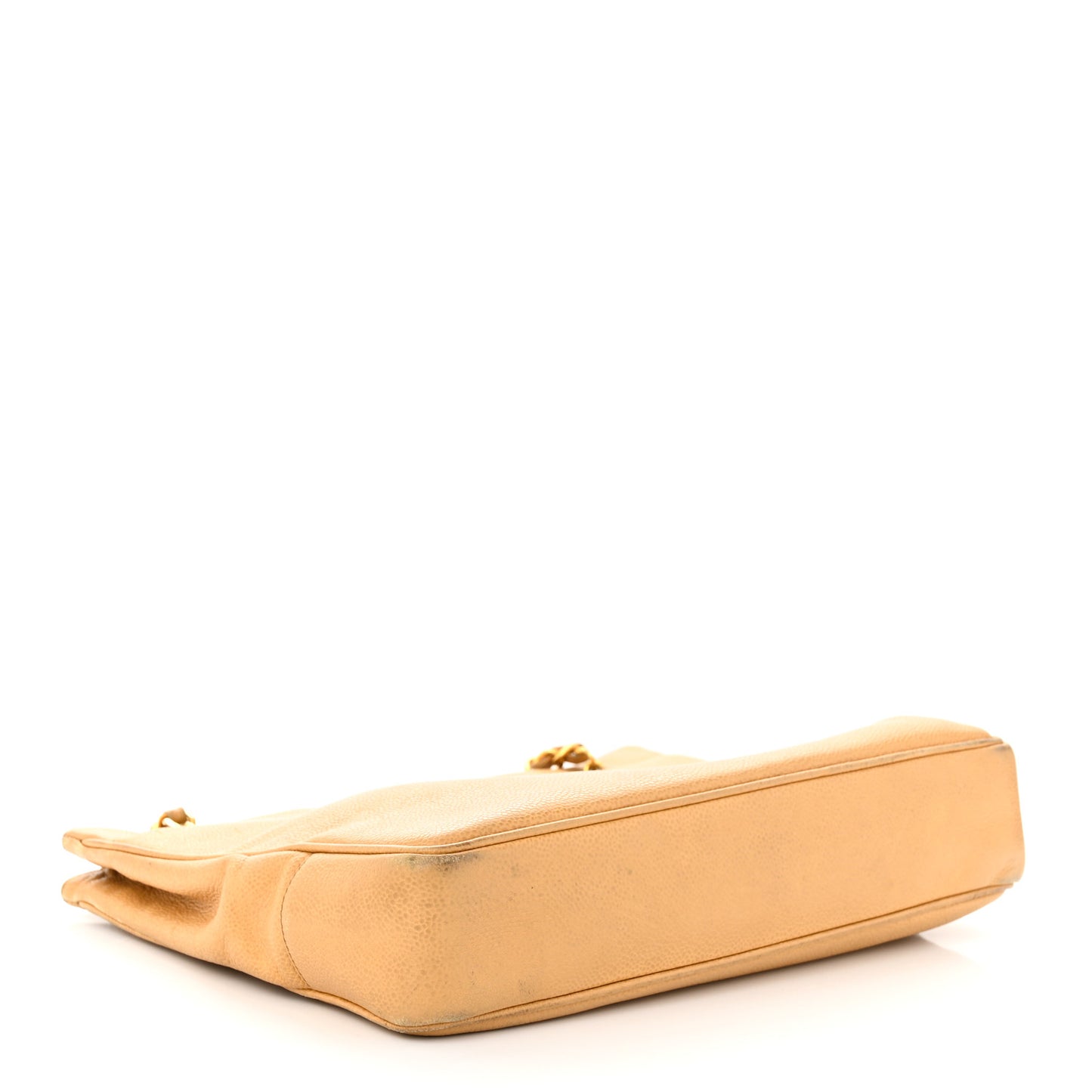 Caviar CC Shoulder Bag Beige