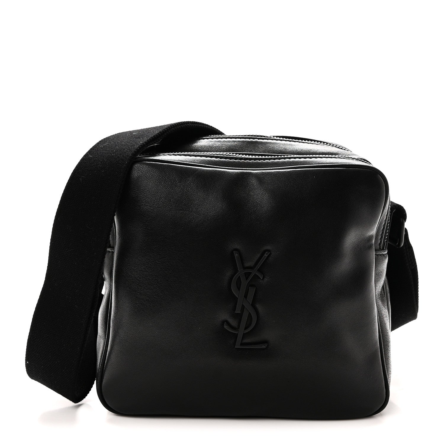 最終値下げ【SAINT LAURENT】モノグラム　カメラバッグ Saint Laurent Lambskin Monogram Niki Cube Camera Bag Black 1927830