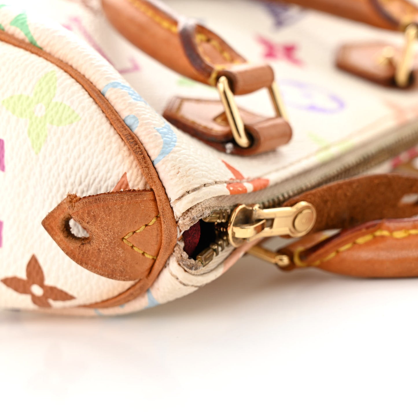 Monogram Multicolor Mini Sac HL Speedy White