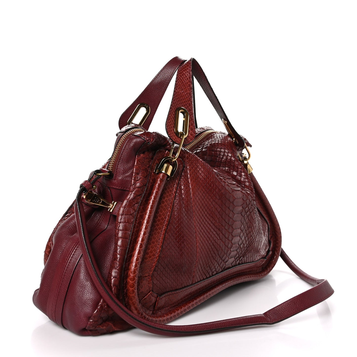 Snakeskin Large Paraty Red