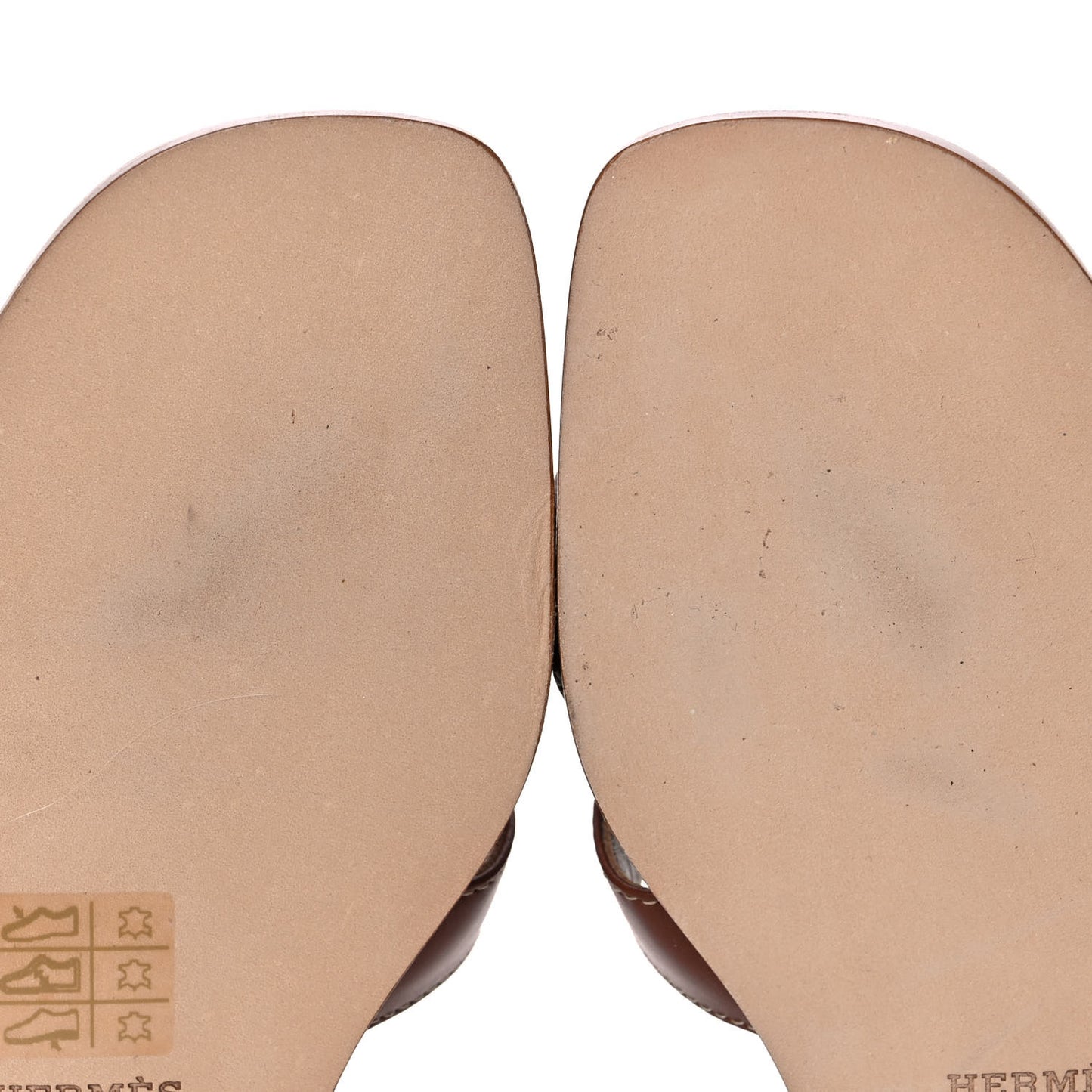 Box Calfskin Oran Sandals 38 Gold