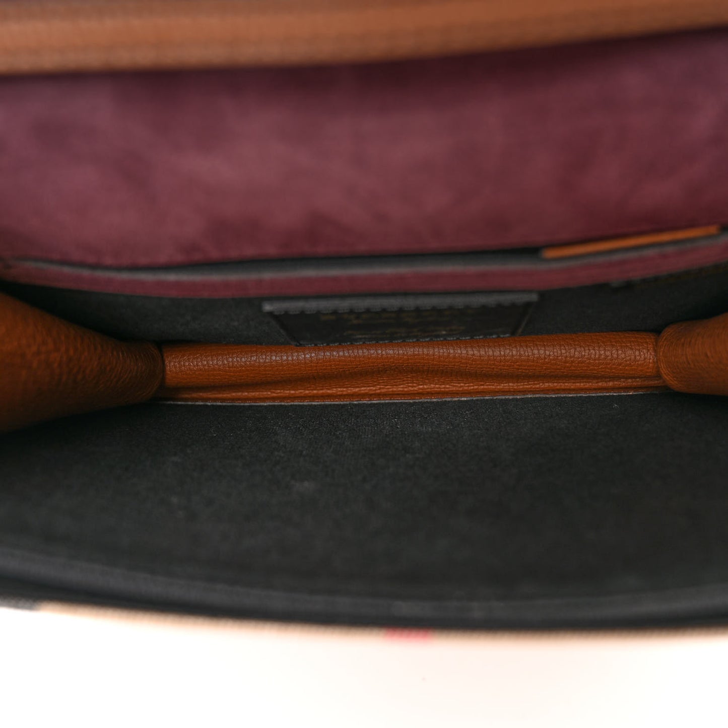 Derby Calfskin House Check Small Macken Crossbody Bag Tan