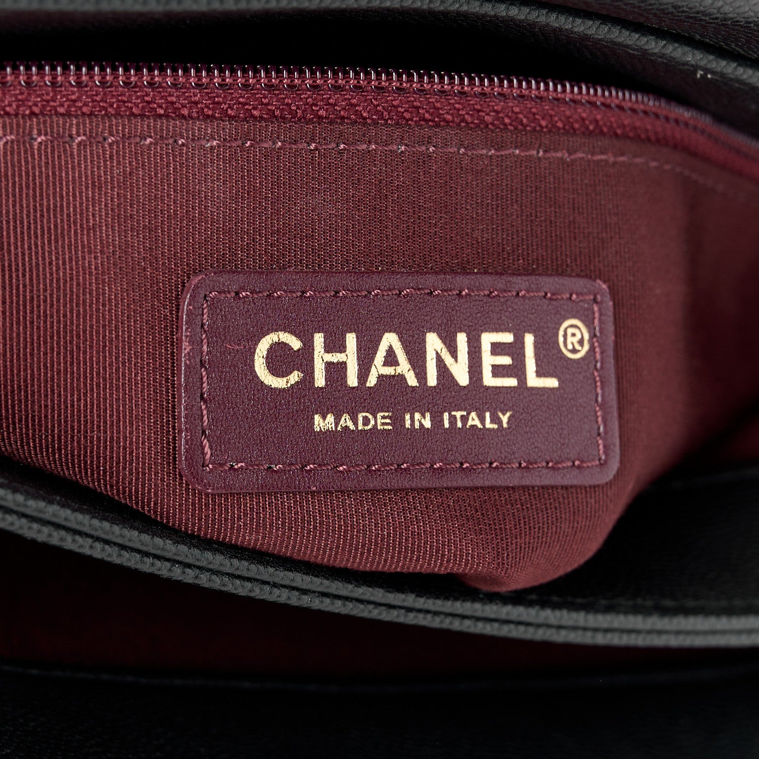 Chanel Caviar Suede Stitched Lady Coco Flap Black 6 of 10