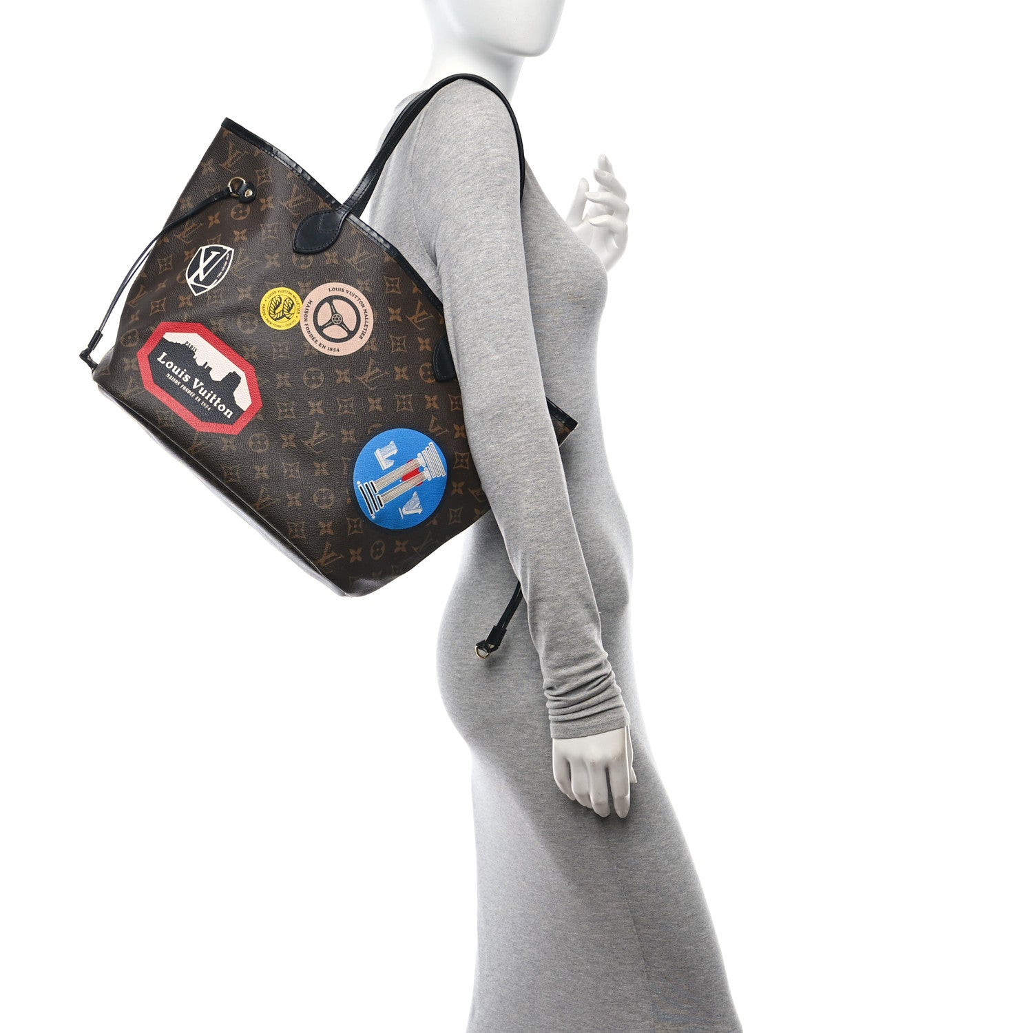 Louis Vuitton Monogram My LV World Tour Neverfull MM 2 of 13