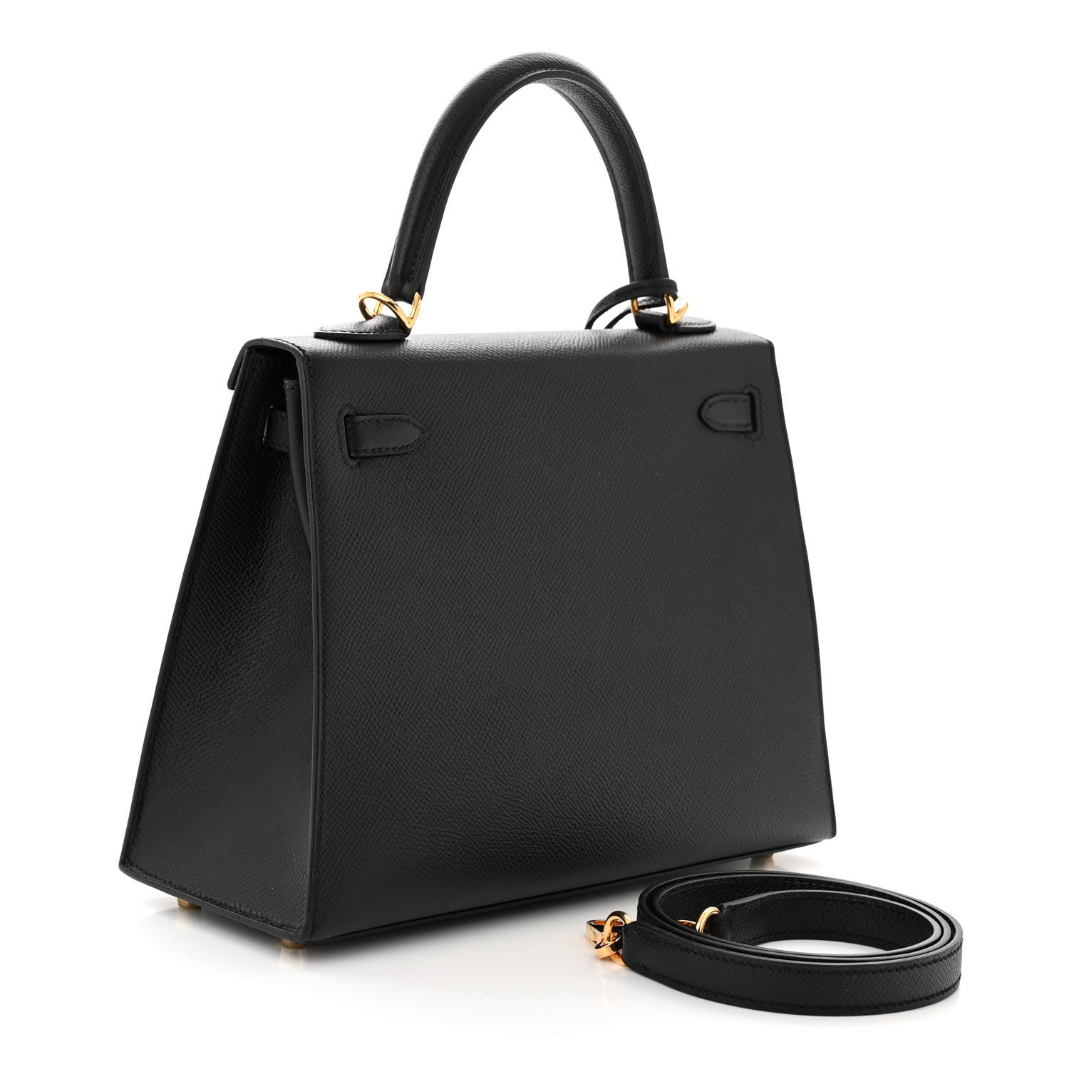 Hermes Epsom Kelly Sellier 25 Black 3 of 11
