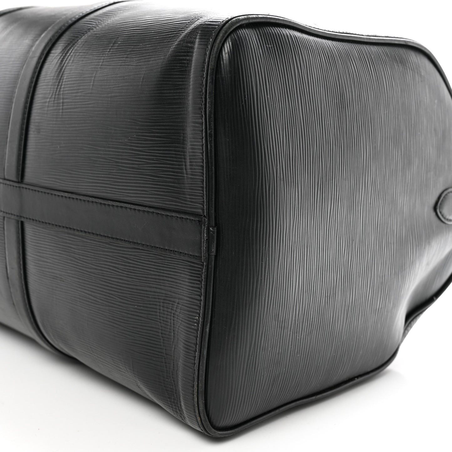 Epi Damier Graphite Keepall Bandouliere 50 Black