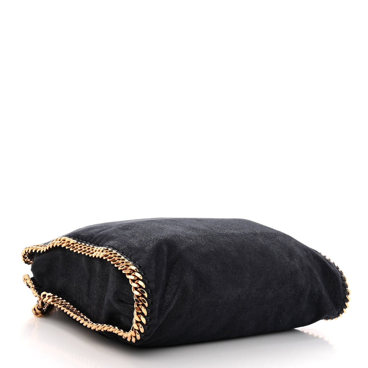 Shaggy Deer Falabella Fold Over Tote Navy