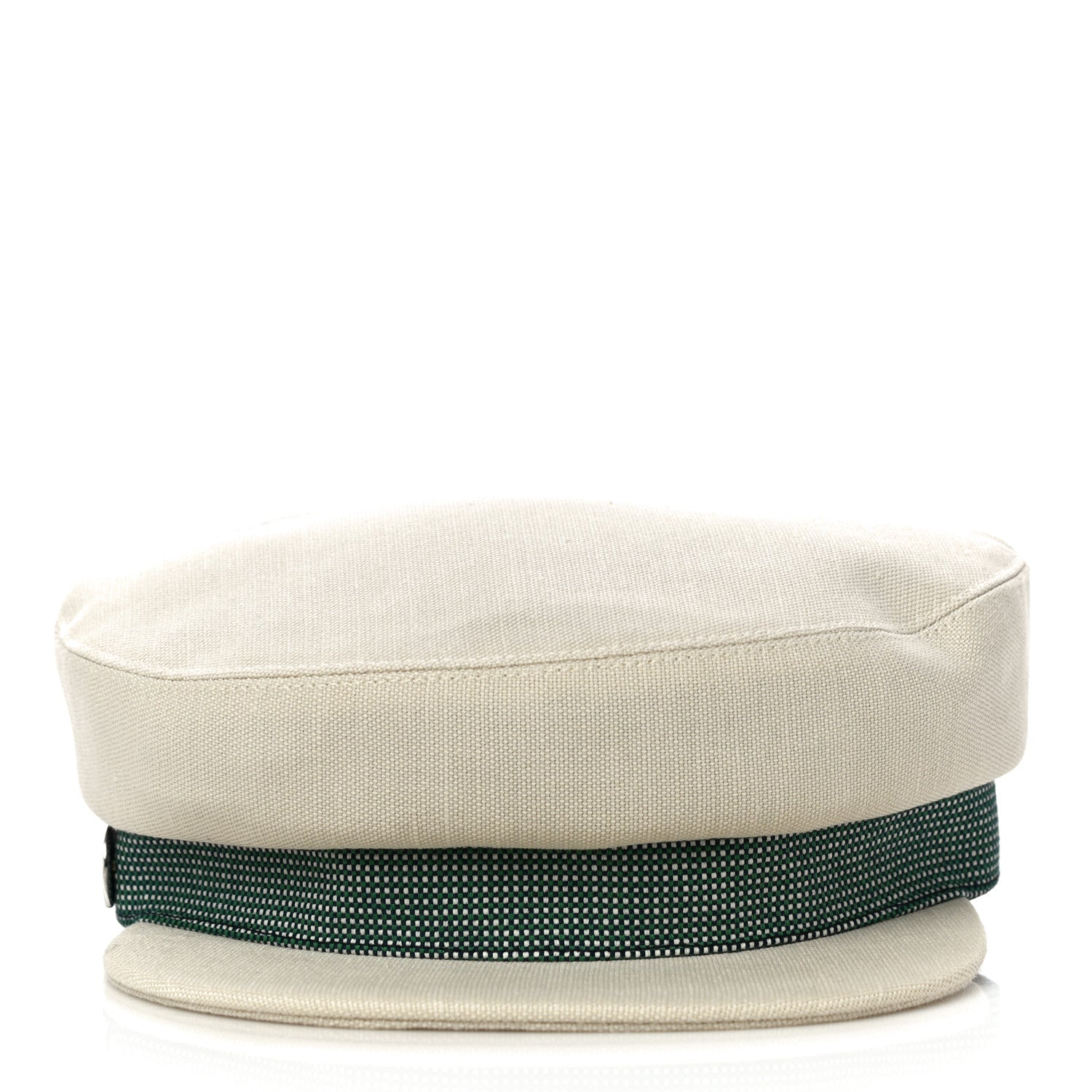 Hermes Cotton Hemp Cavale Pop Cap 57 Ecru Marine 3 of 8