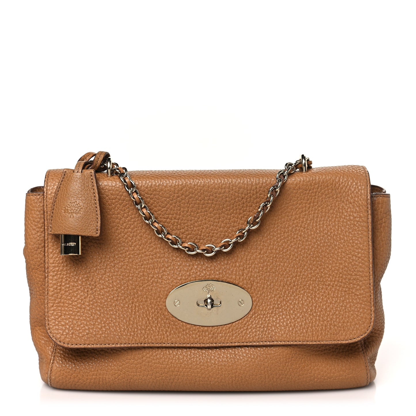 Glossy Goatskin Medium Lily Deer Brown