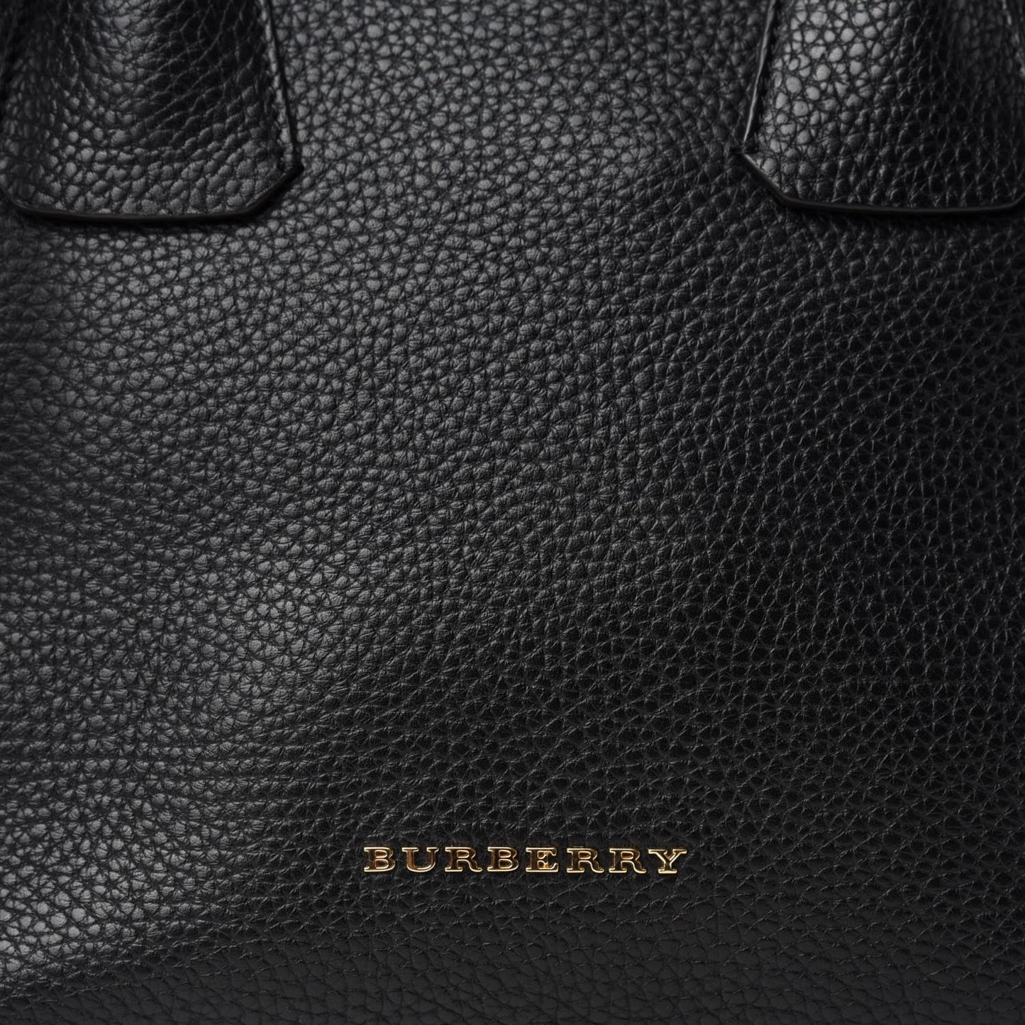 London Grainy Calfskin Small Greenwood Bowling Bag Black