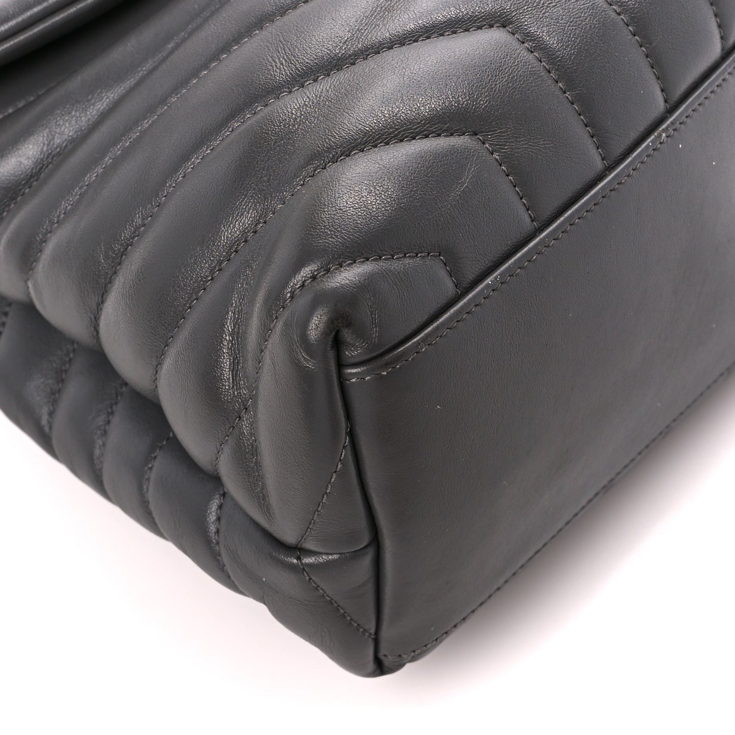 Calfskin Y Quilted Monogram Medium Loulou Chain Satchel Earth