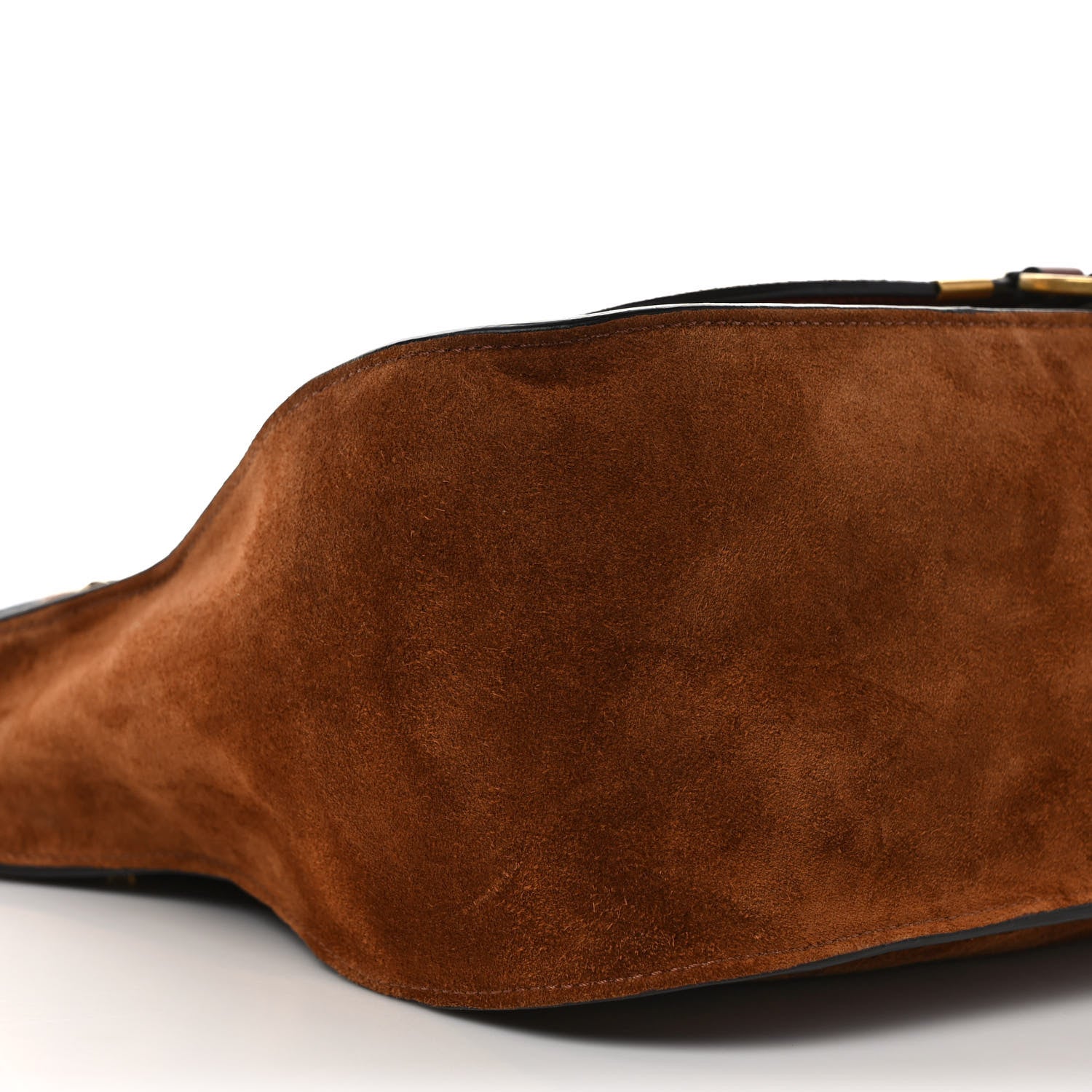 Chloe Suede Calfskin Braided Medium Marcie Double Carry Tan 7 of 8