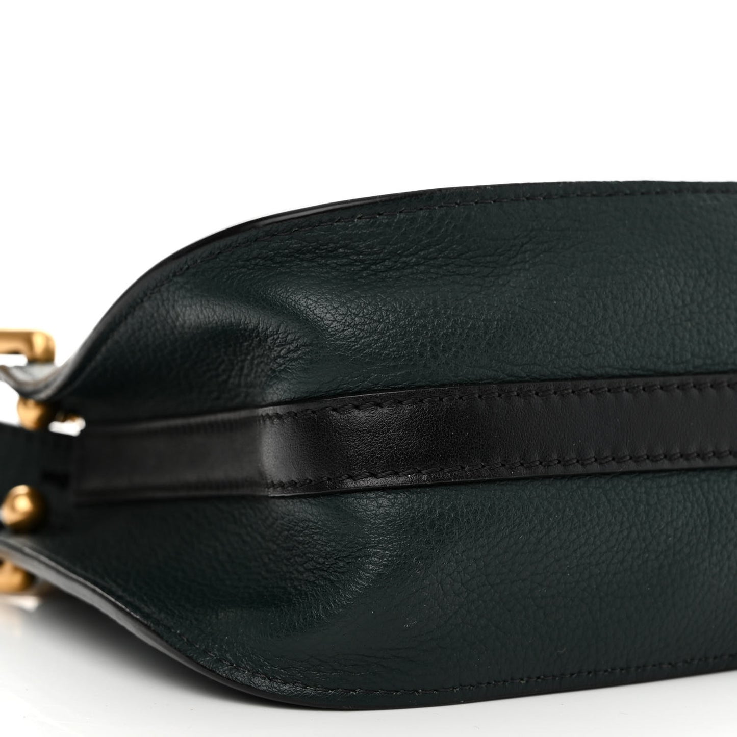 Grained Calfskin Nano Hayley Hobo Rainforest