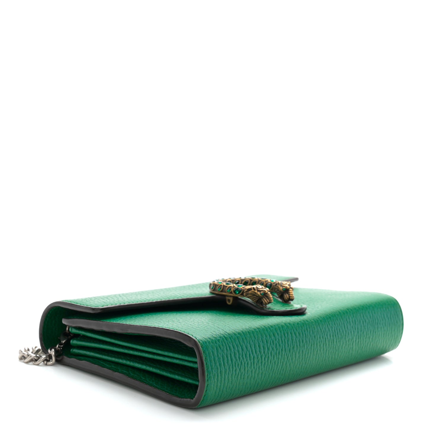 Calfskin Mini Dionysus Chain Wallet Emerald