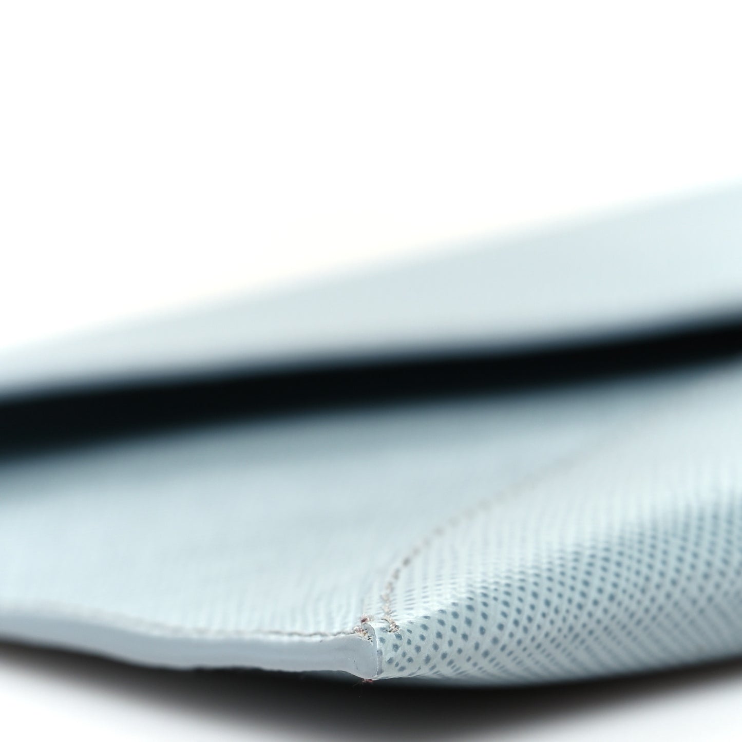 Saffiano Metal Envelope Wallet Cornflower Blue