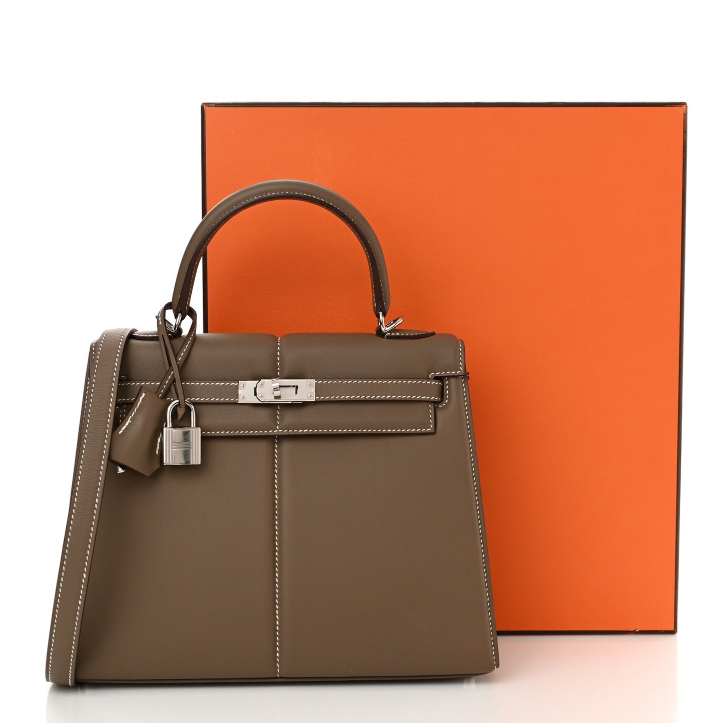 Swift Kelly Padded Sellier 25 Etoupe