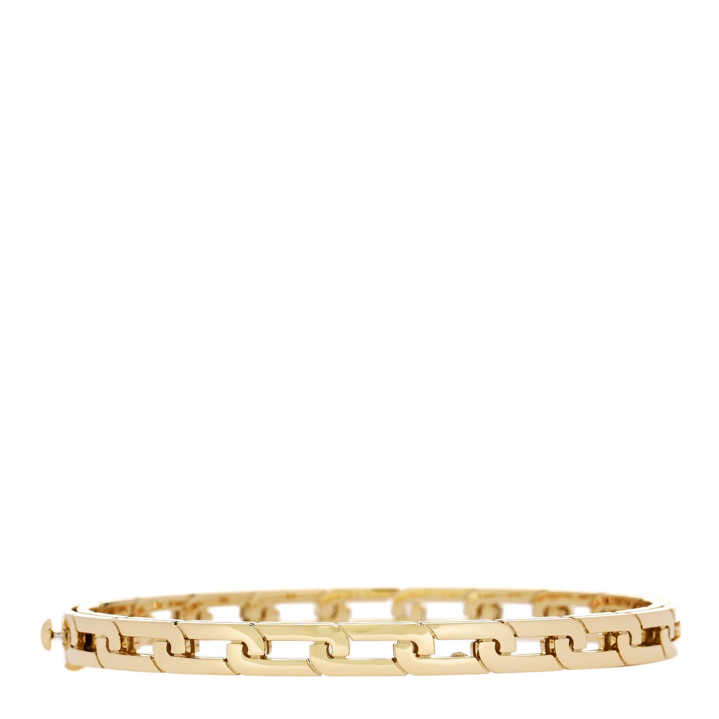 18K Yellow Gold Slim Navarra Bangle Bracelet