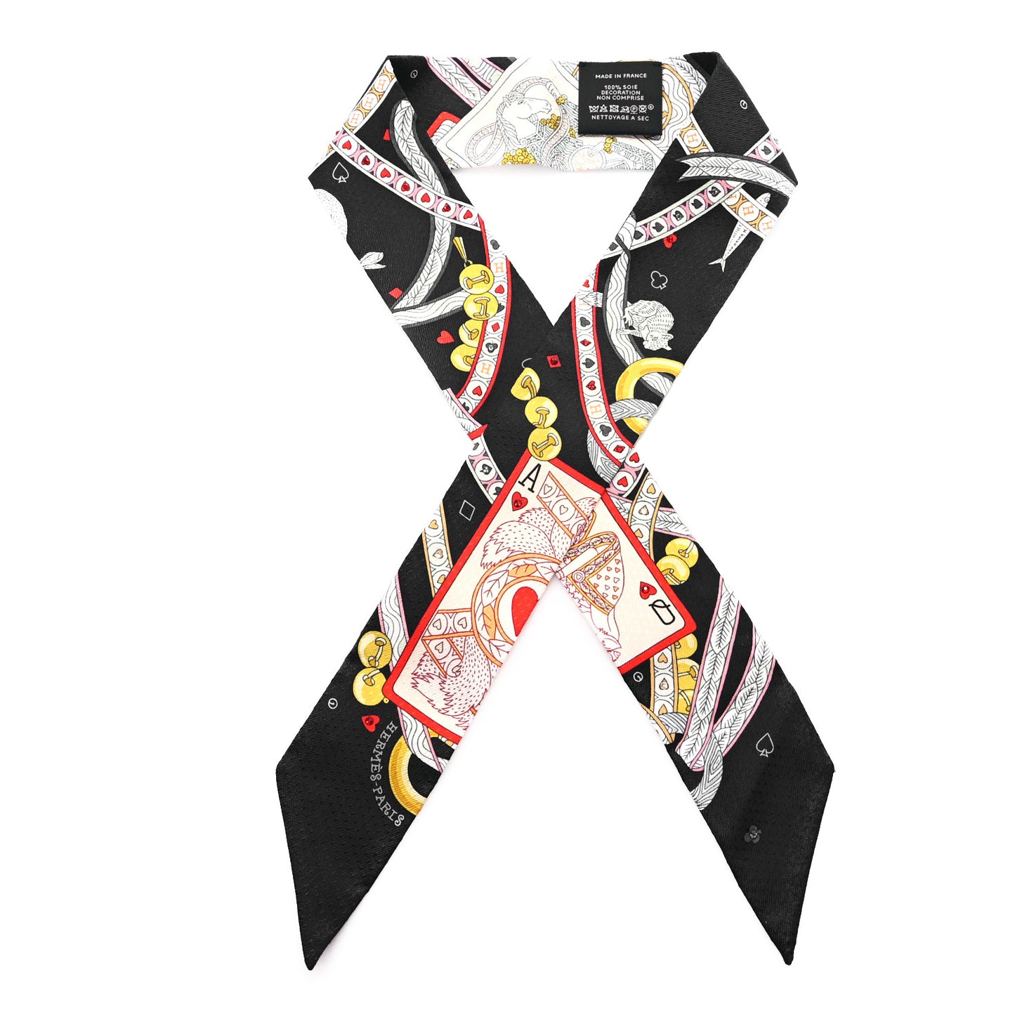 Silk Dame de Coeur Twilly Black Rouge Orange