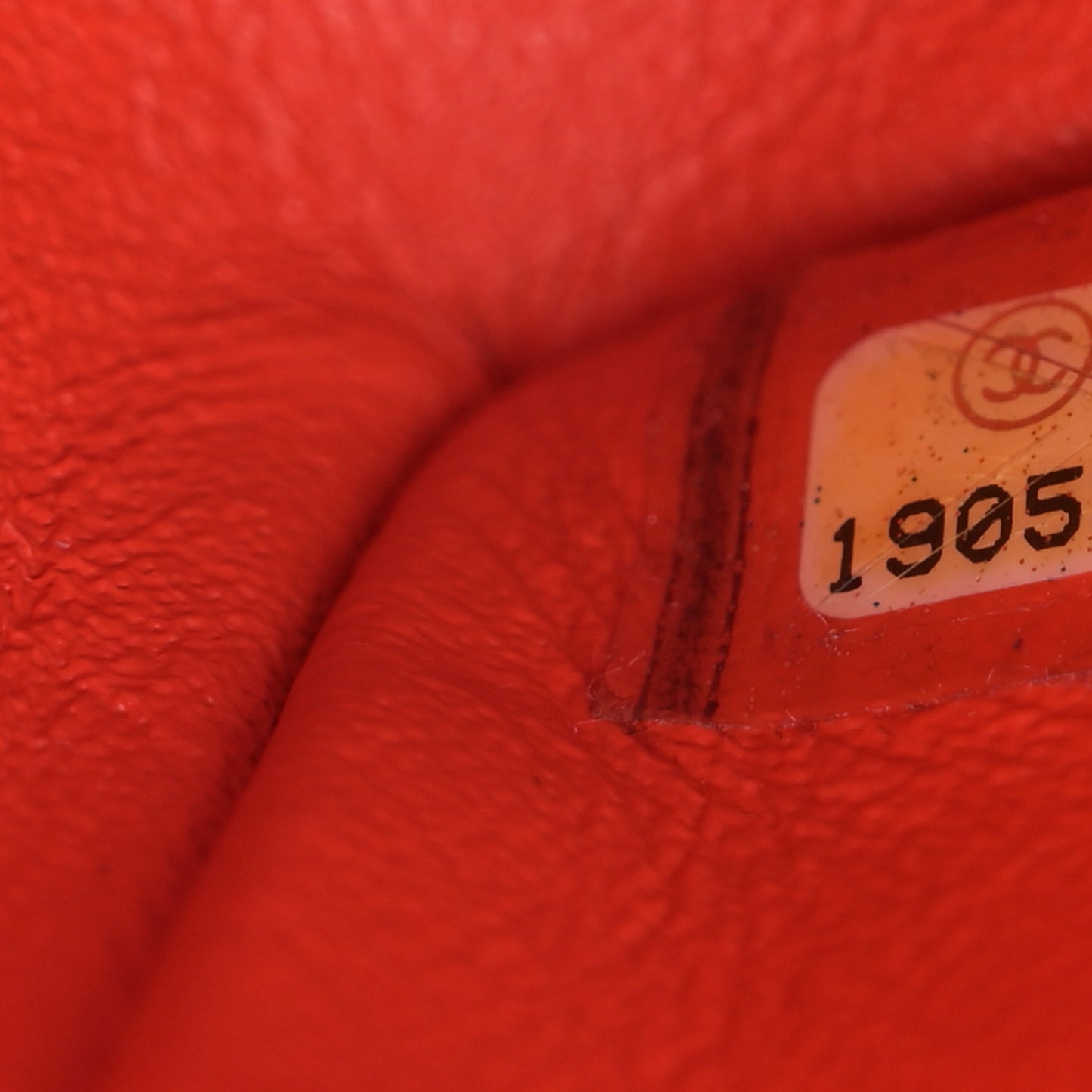 Patent Quilted Mini Square Flap Red
