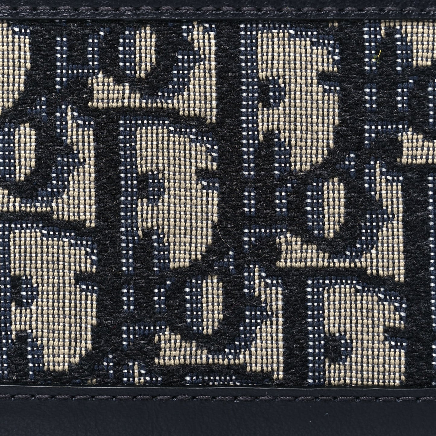Calfskin Oblique Card Holder Blue