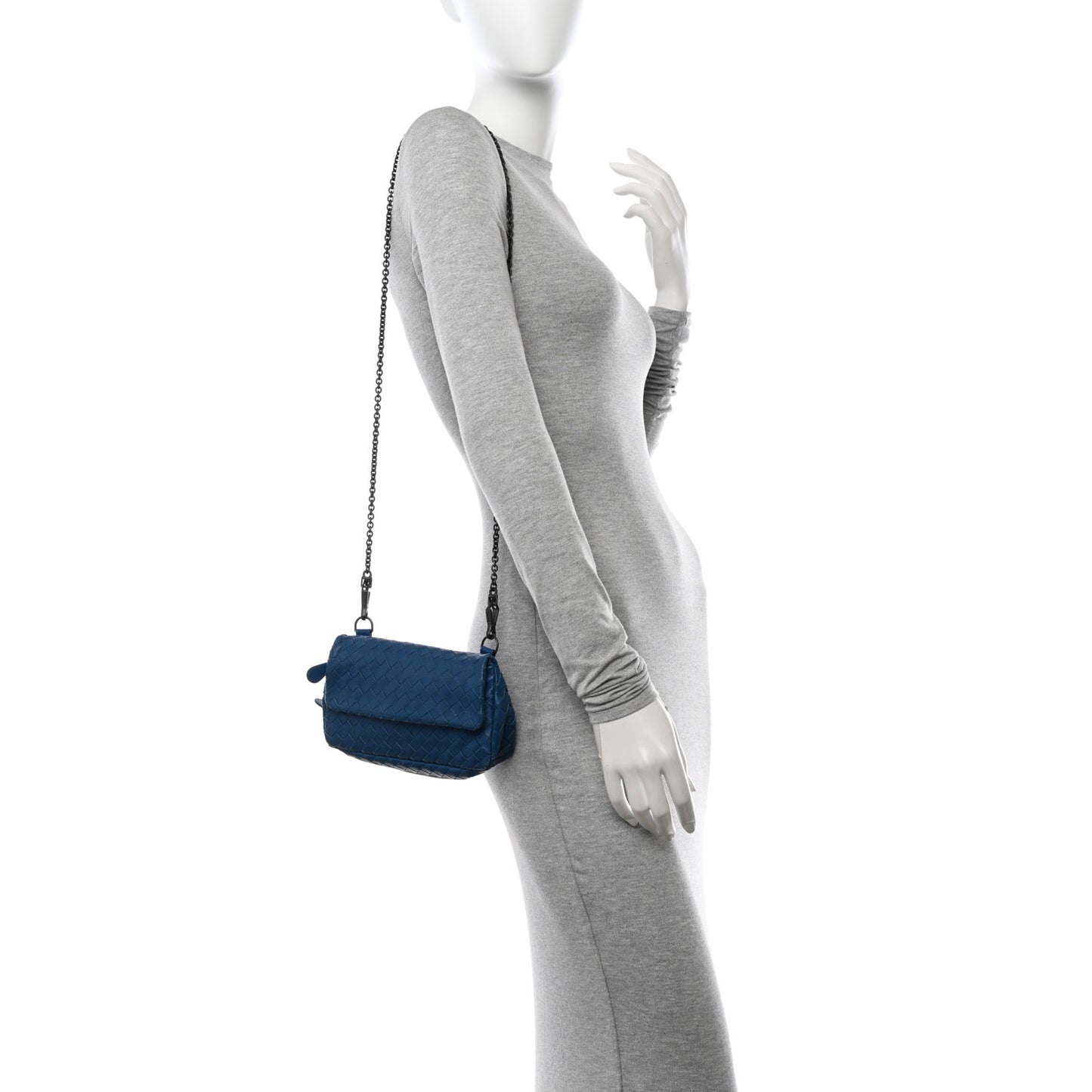Nappa Intrecciato Small Chain Crossbody Empire