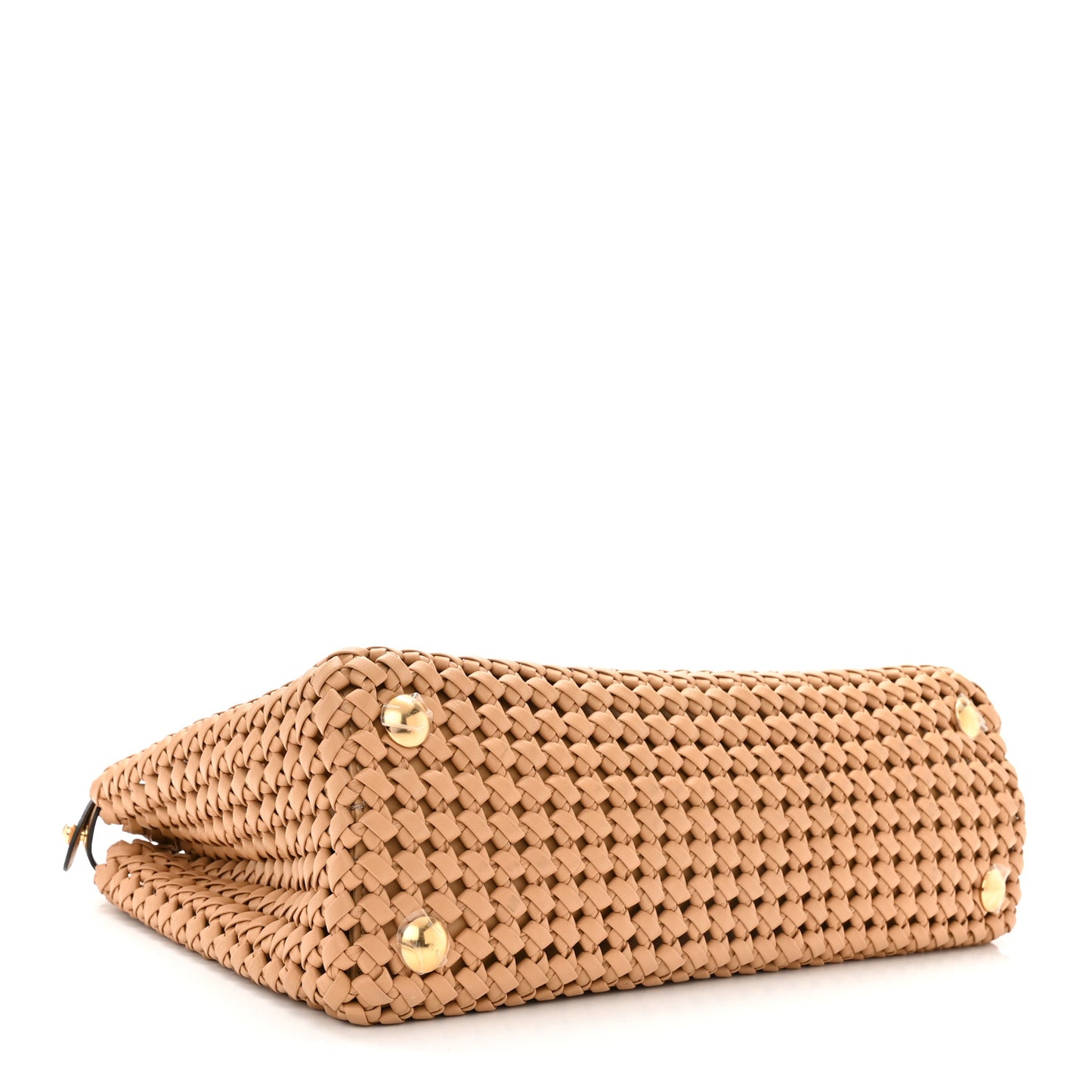 Nappa Matisse Intreccio Medium Peekaboo Iconic Satchel Durian