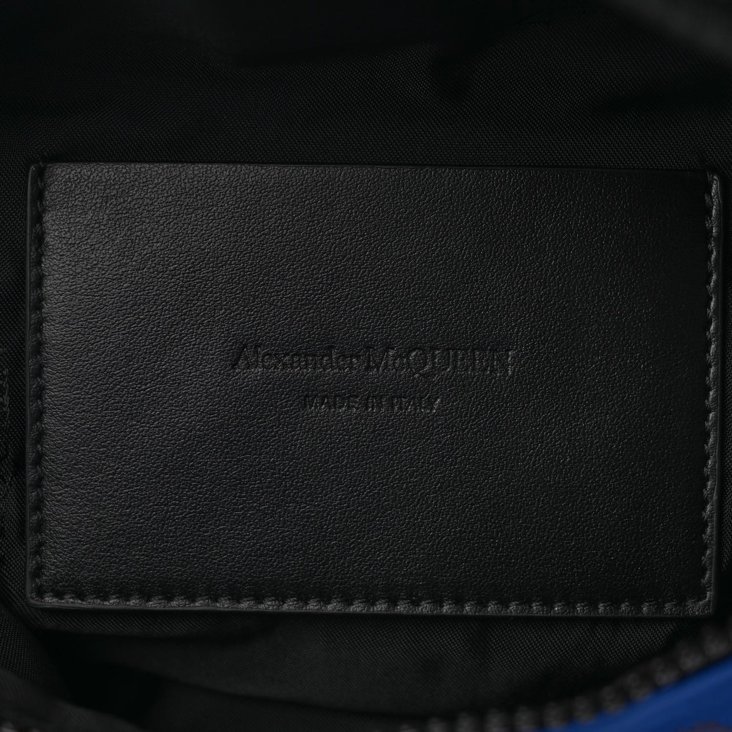 Nylon Graffiti Logo Belt Bag Ultramarine