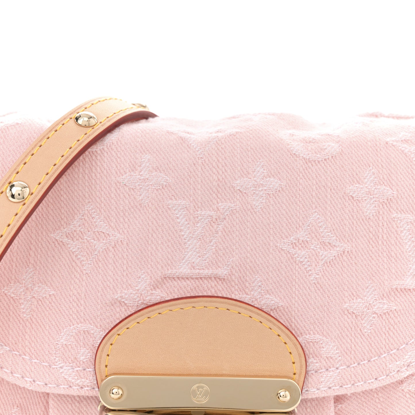 Monogram Denim Sunset Washed Pink