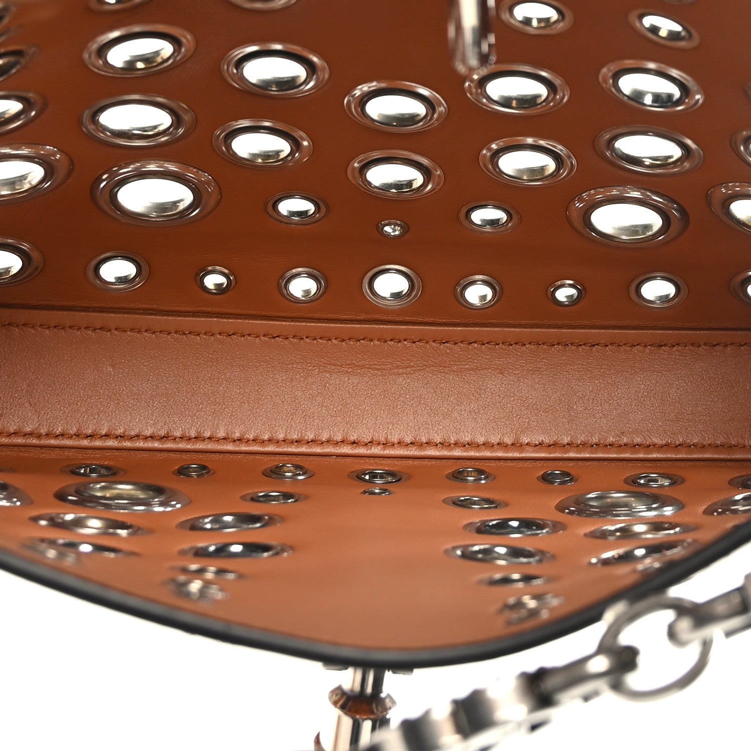 Gucci Calfskin Ha Ha Ha Jackie 1961 Eyelet Hobo Cuir 5 of 8