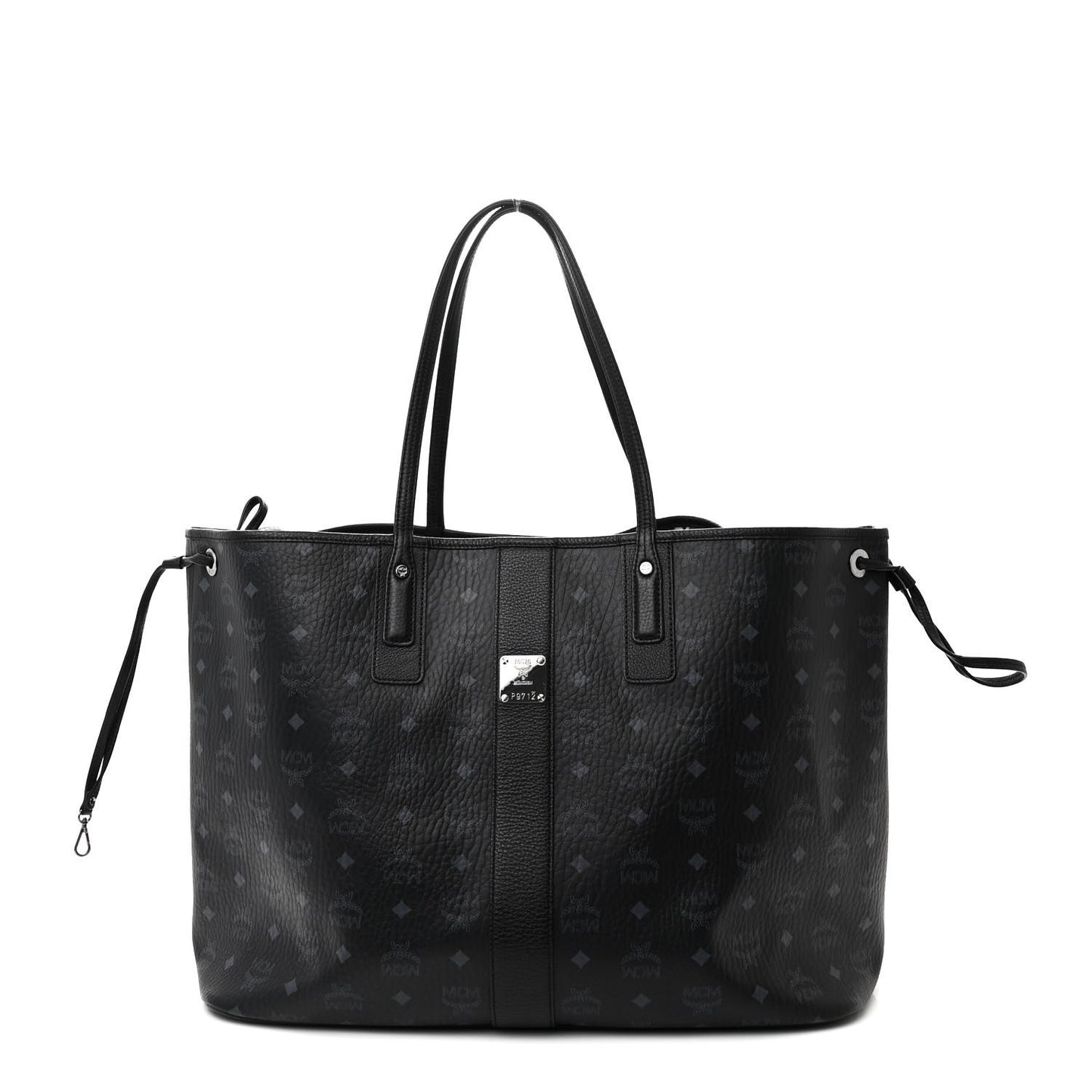 Visetos Large Liz Reversible Shopper Tote Black