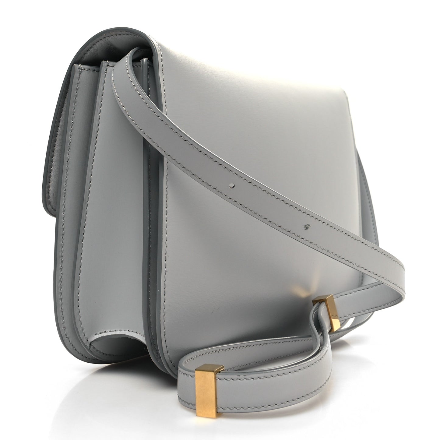 Box Calfskin Medium Classic Box Flap Bag Cloud