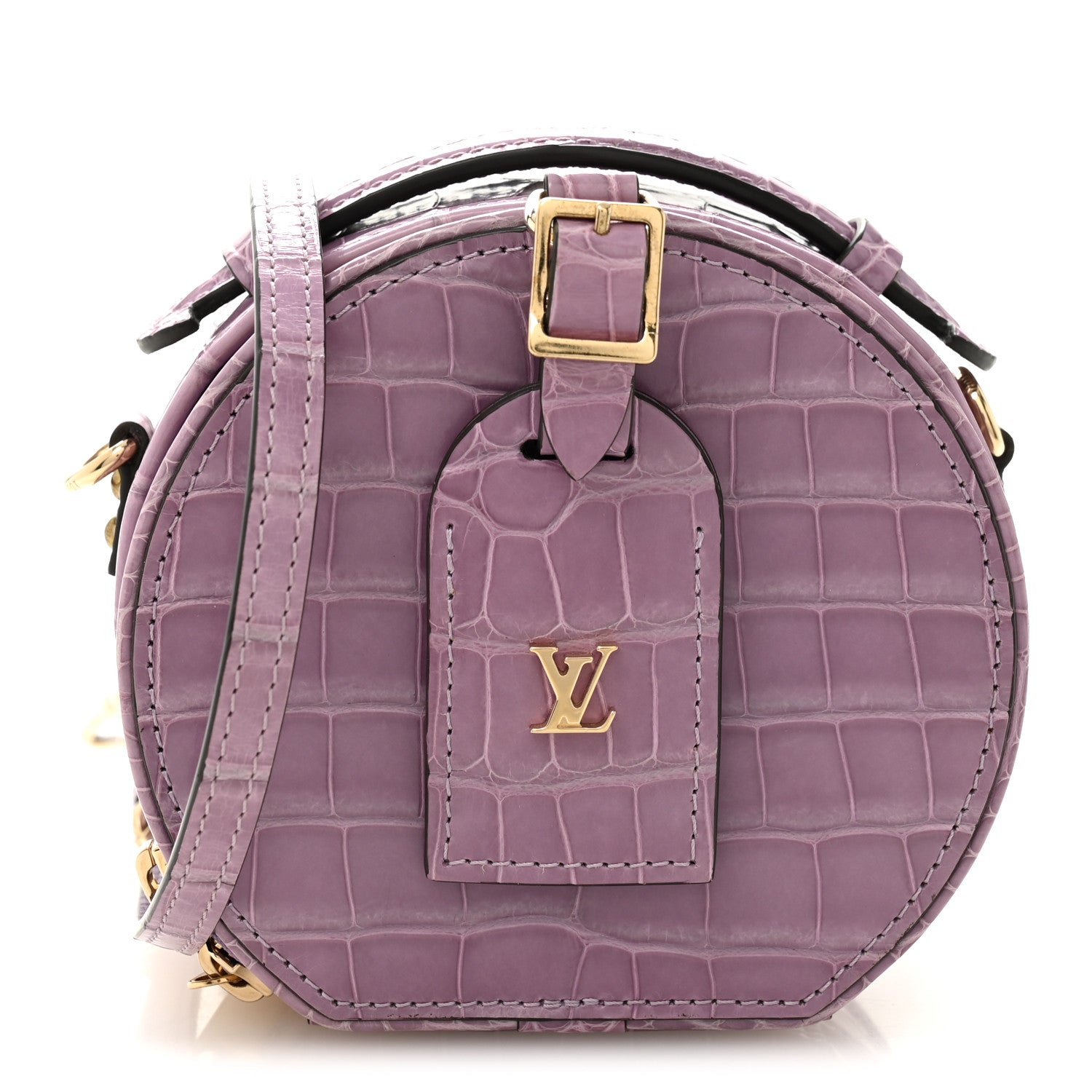 Louis Vuitton Alligator Mini Boite Chapeau Purple 1864147