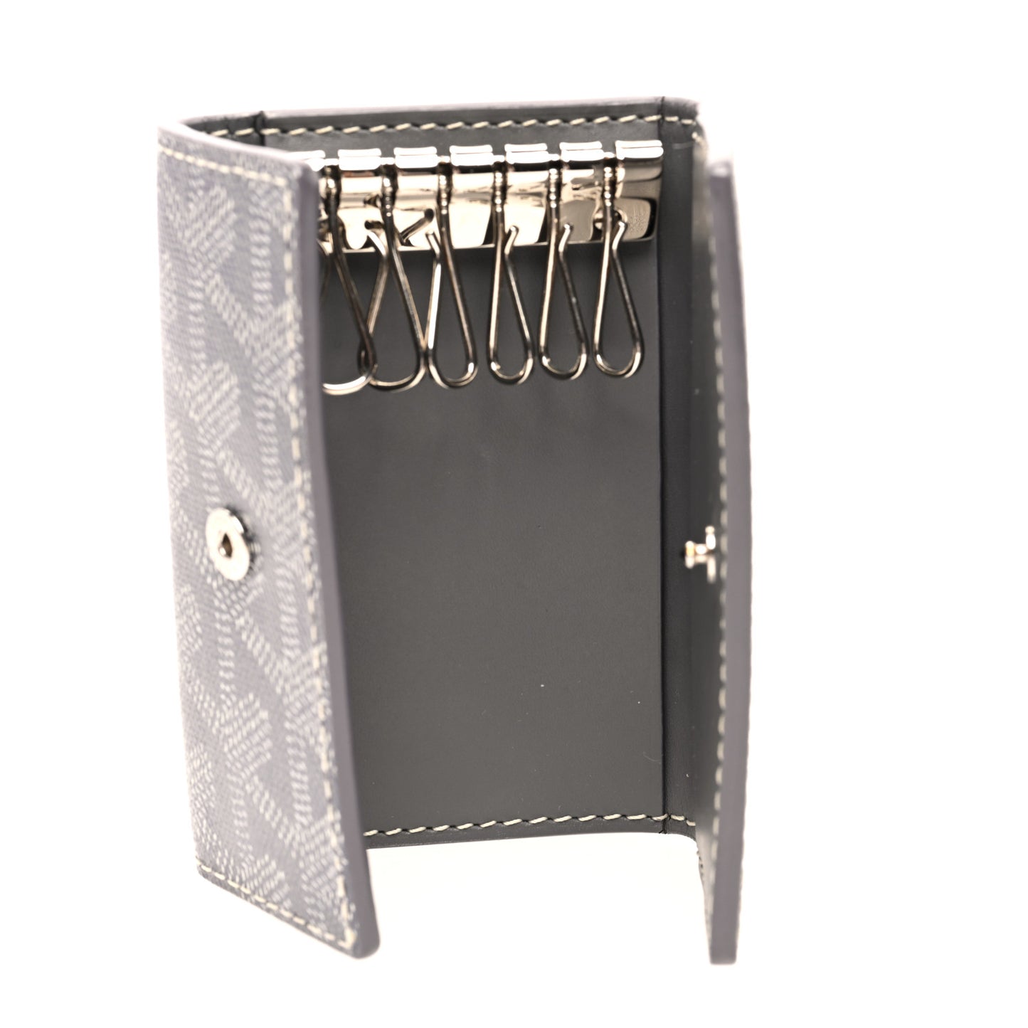 Goyardine Saint Michel 6 Key Holder Grey