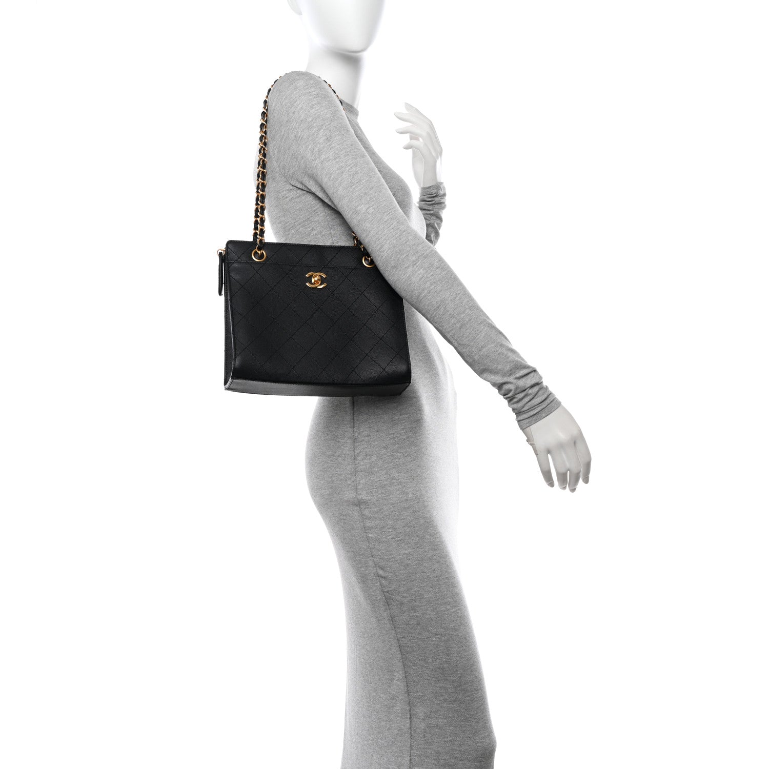 Chanel Caviar Shopper Tote Black 2 of 10
