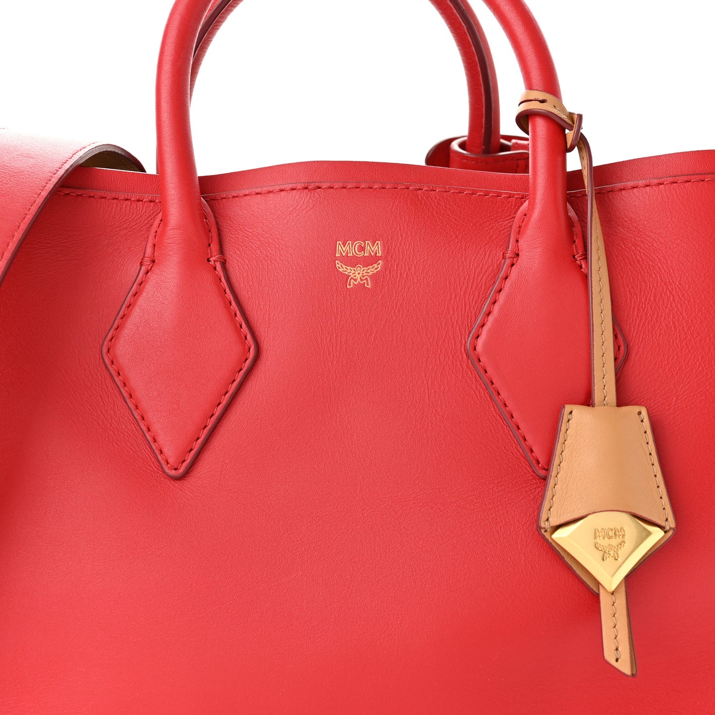 Calfskin Medium Neo Park Avenue Milla Tote Ruby Red