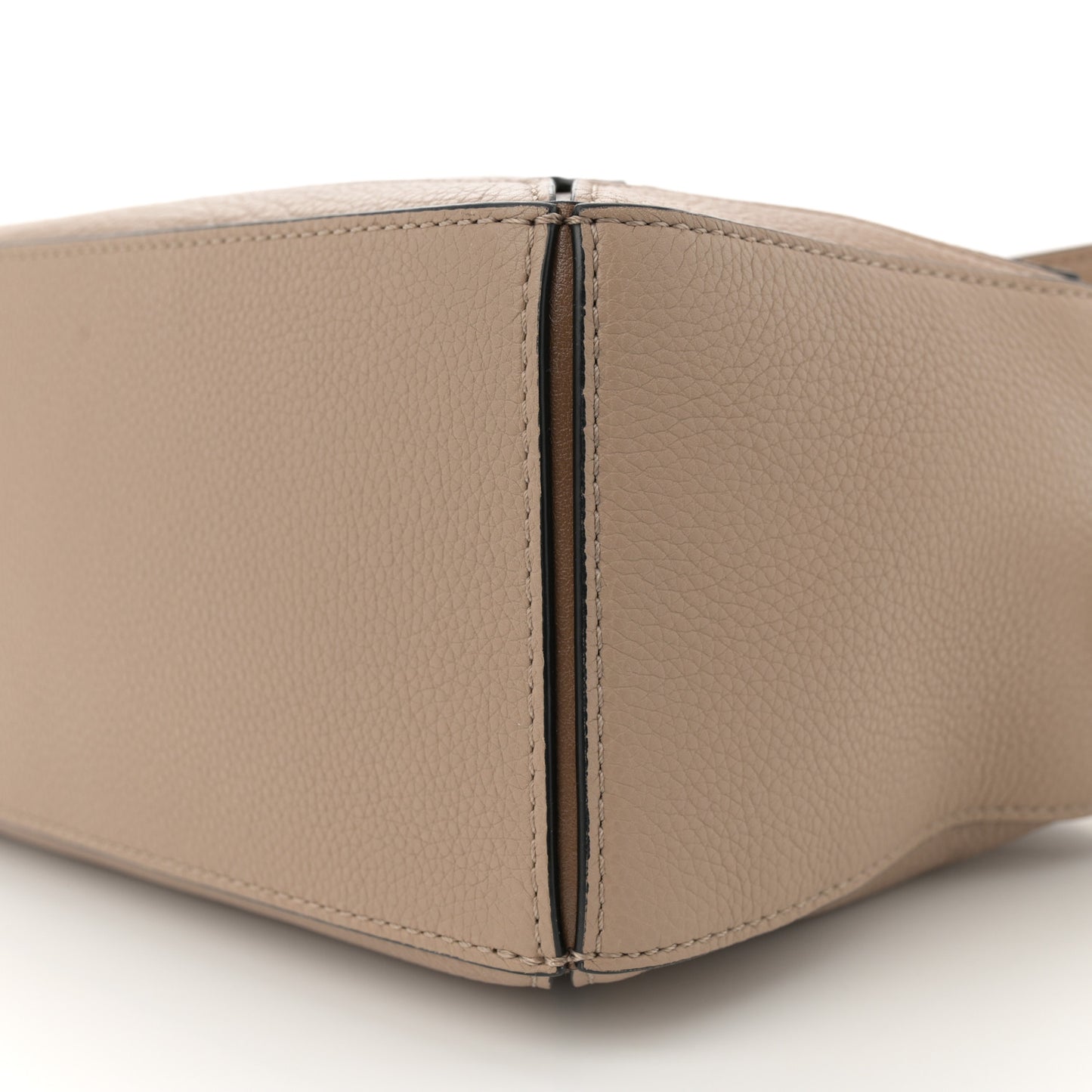 Grained Calfskin Small Puzzle Bag Sand Mink