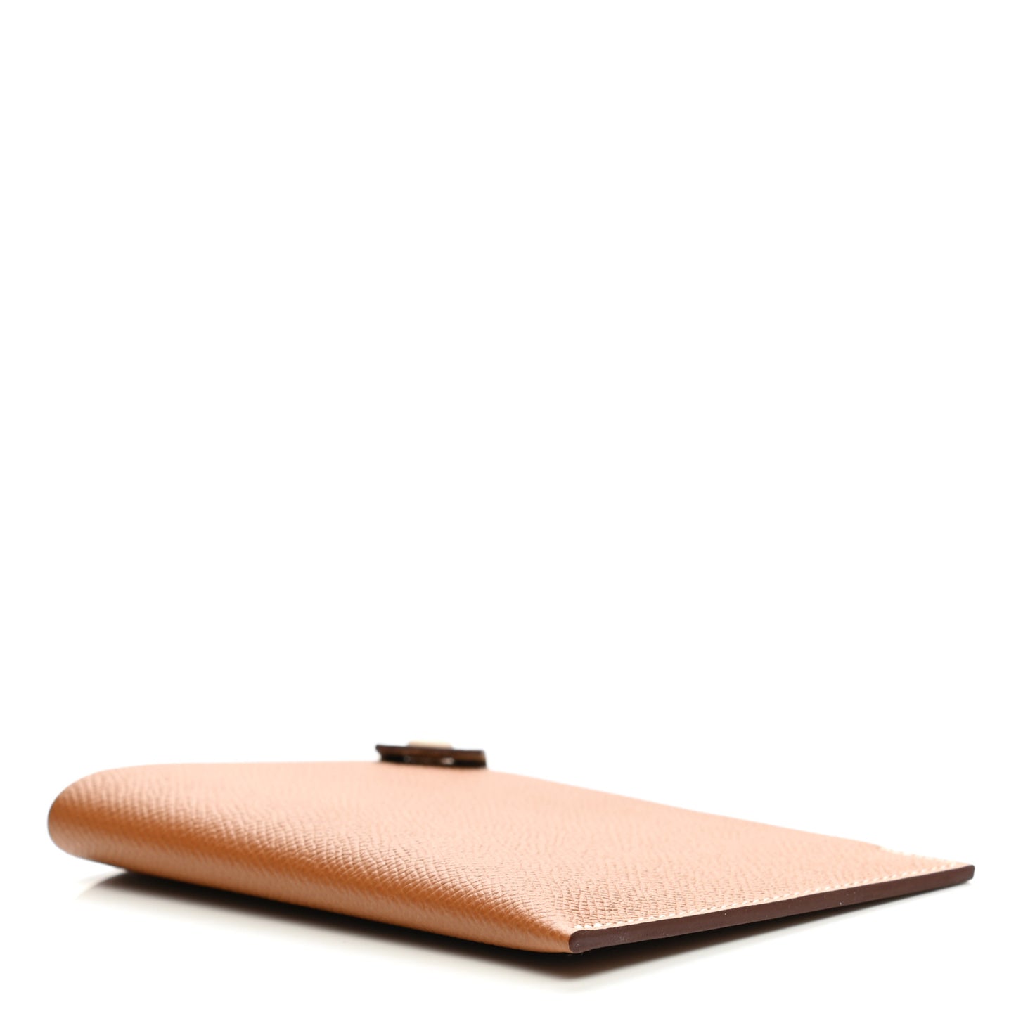 Epsom Tarmac Dot PM Passport Holder Gold Nata