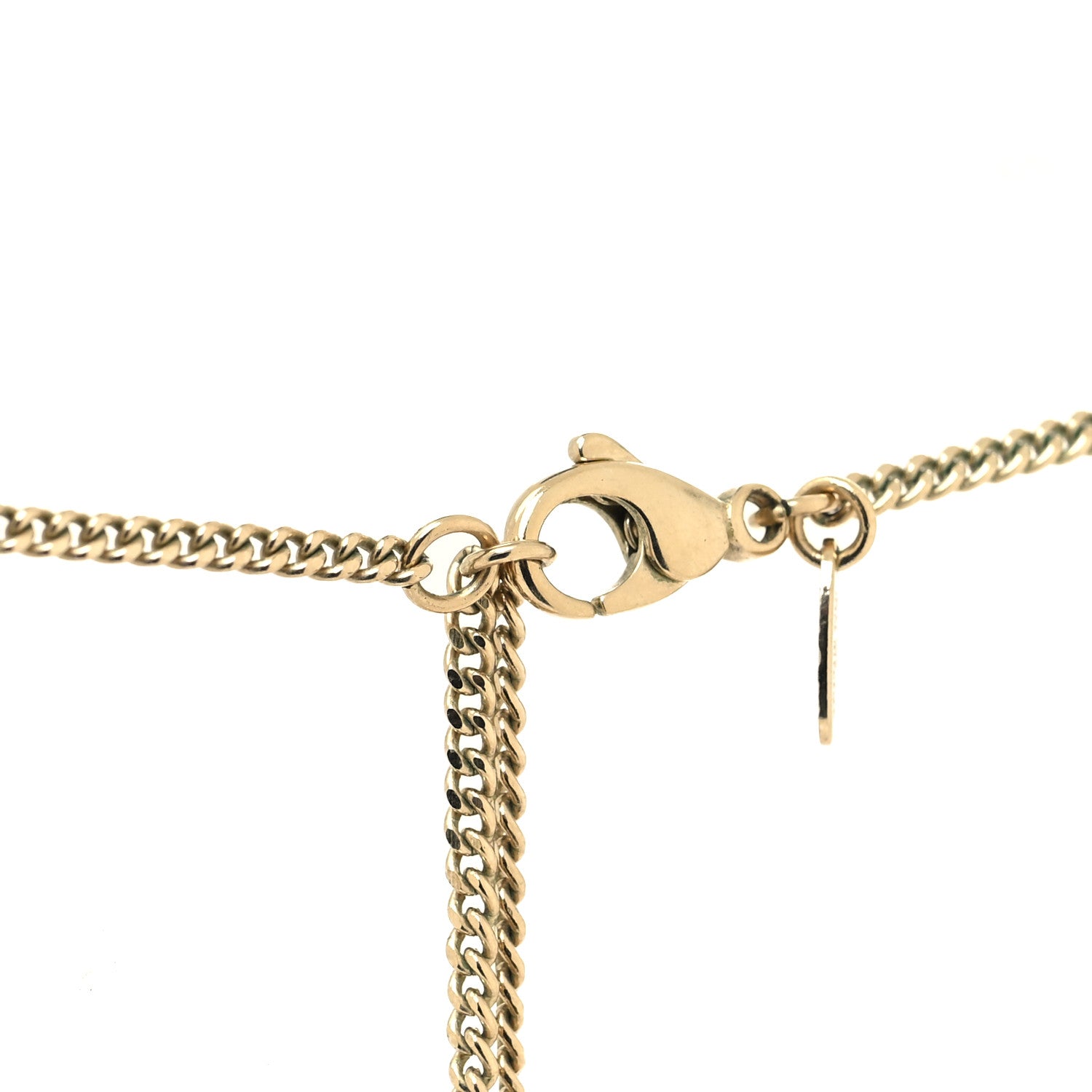 Chanel Metal Pearl Gripoix Necklace Gold 4 of 5