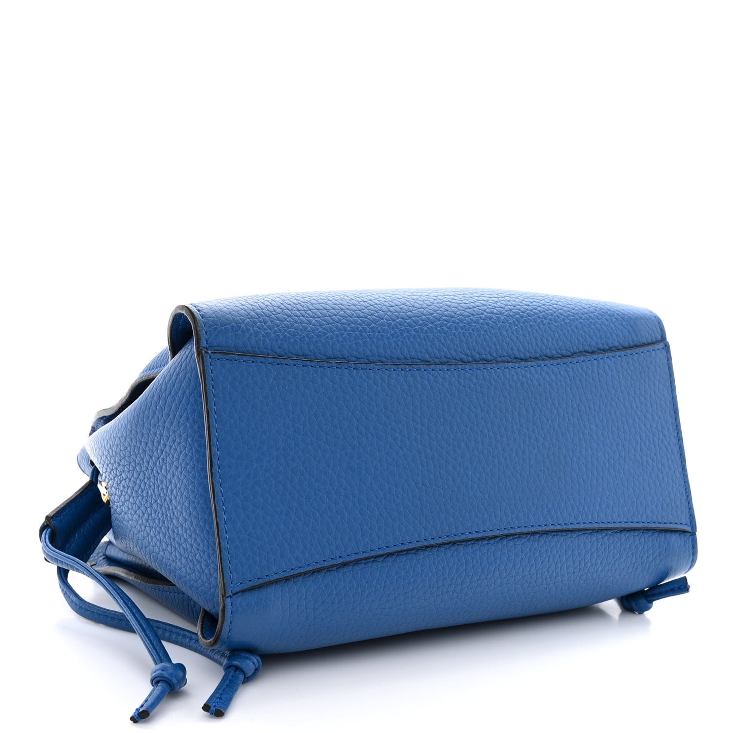 Heavy Grain Small Iris Tote Porcelain Blue Midnight
