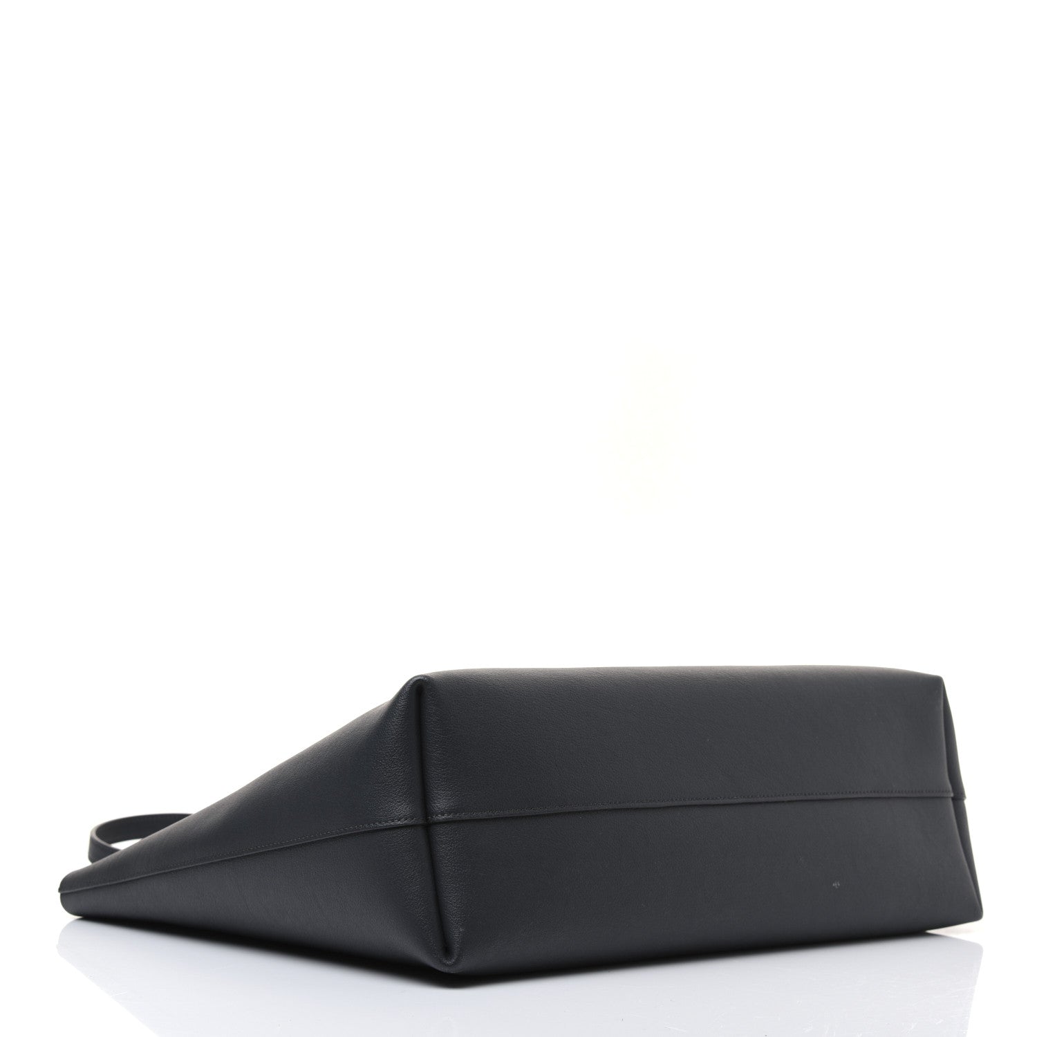 Saint Laurent Calfskin Large Shopping Tote Navy 4 of 22
