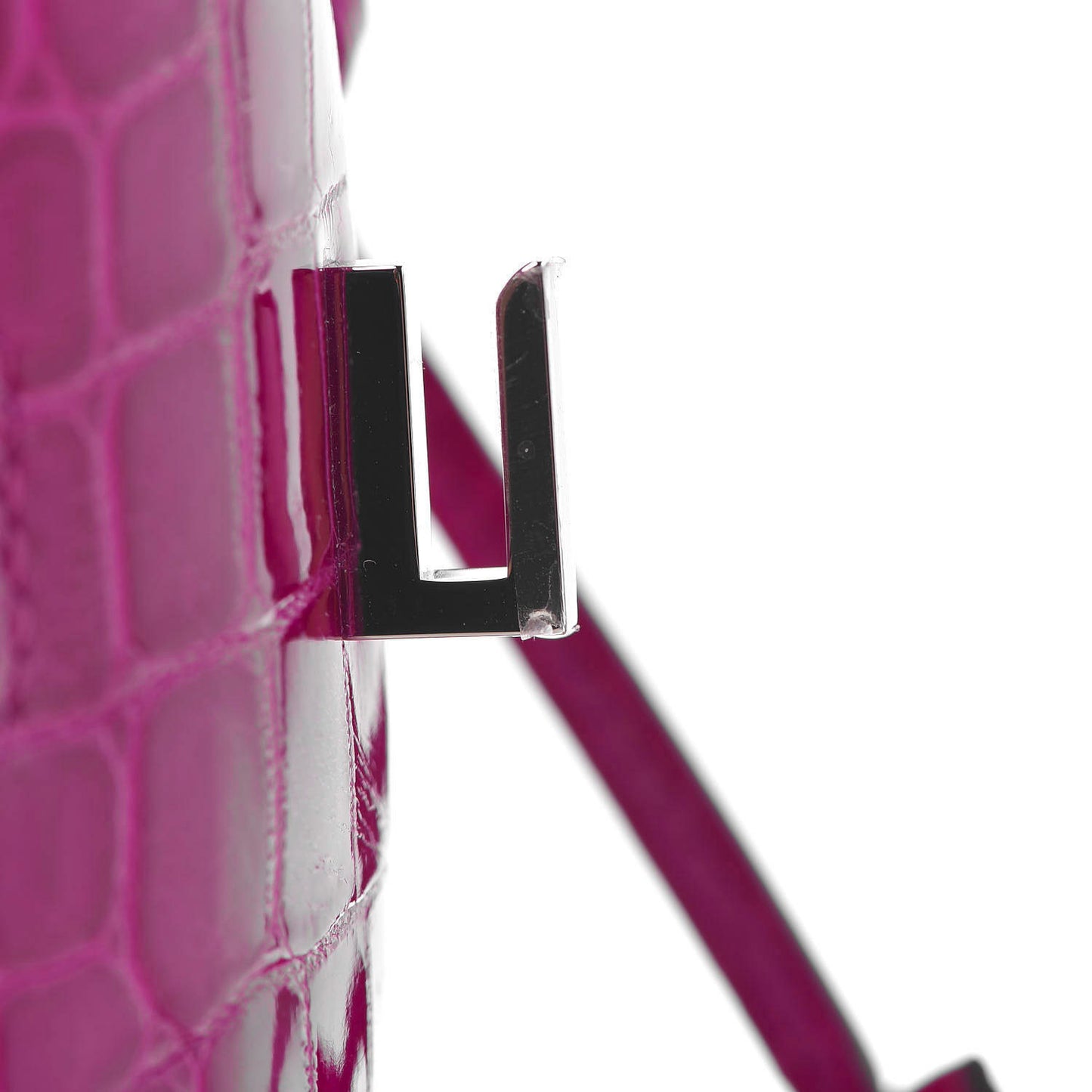 Shiny Niloticus Crocodile Birkin 25 Rose Scheherazade