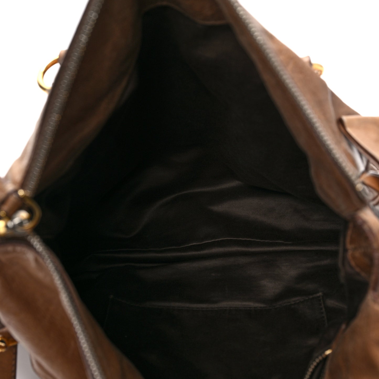 Vitello Lux Bow Bag Brown