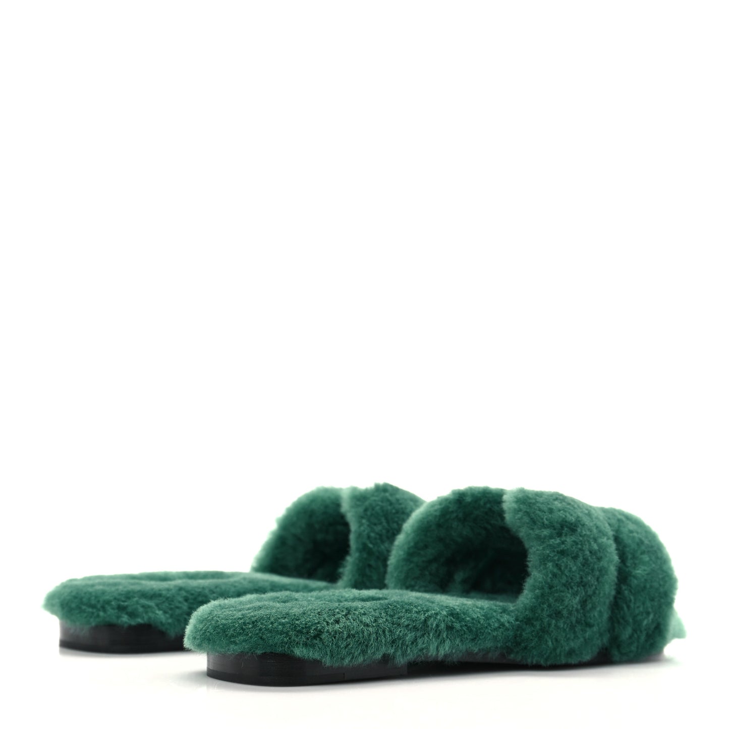 Woolskin Oran Sandals 36.5 Vert Anglais