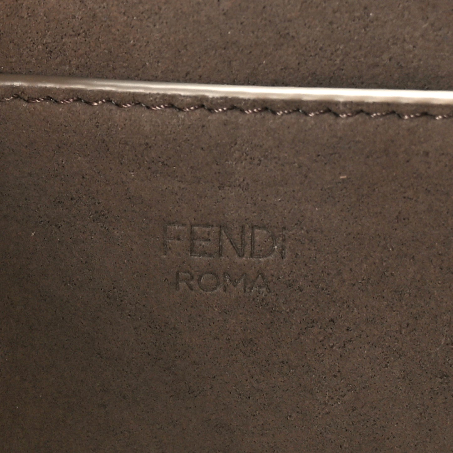 Vitello Brenta Cher Medium Fendi C'Mon Tortora
